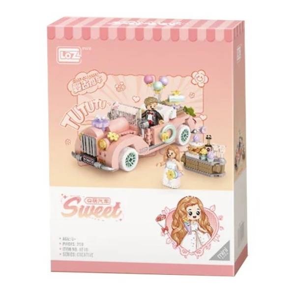 Loz kocke Vintage wedding car