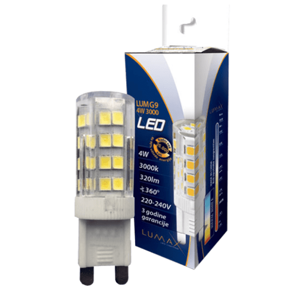 LUMAX LED sijalica G9 4W 3000K 300lm LUMEG9