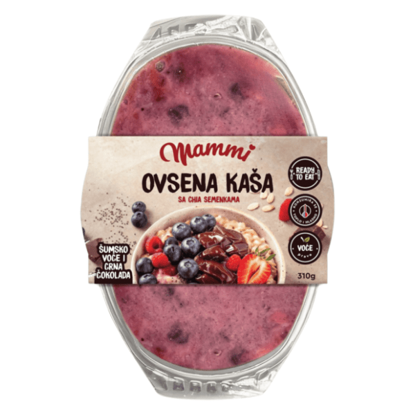 MAMMI Ovsena kaša sa čia semenkama šumskim voćem i crnom čokoladom 310g
