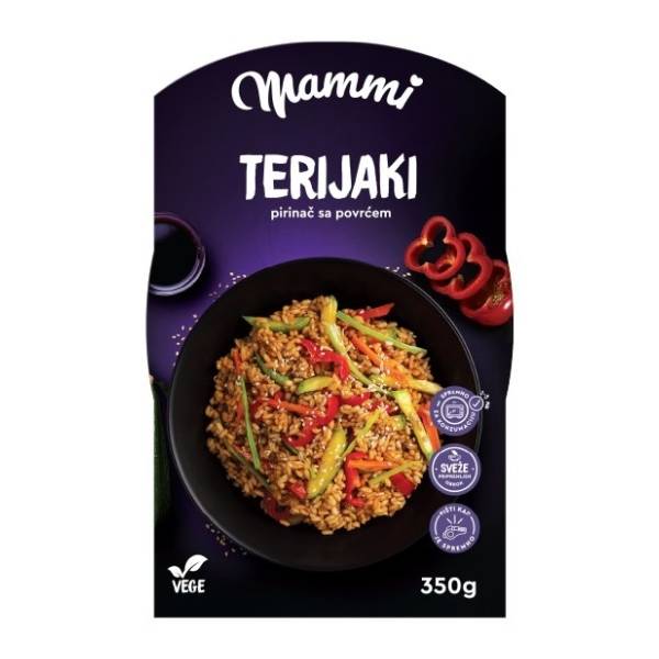 MAMMI Terijaki pirinač sa povrćem 350g