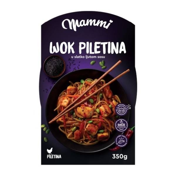 MAMMI Wok piletina u slatko ljutom sosu 350g