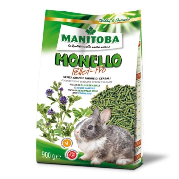 MANITOBA Monello pellet pro hrana za zečeve bez žitarica 900g