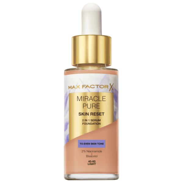 MAX FACTOR Miracle pure 2u1 tonirani serum 40-60 light 30ml
