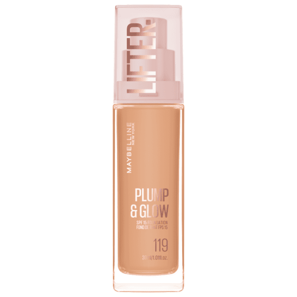 MAYBELLINE Lifter plump & glow tečni puder SPF15 119 30ml
