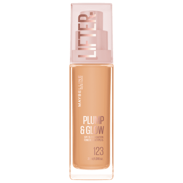 MAYBELLINE Lifter plump & glow tečni puder SPF15 123 30ml