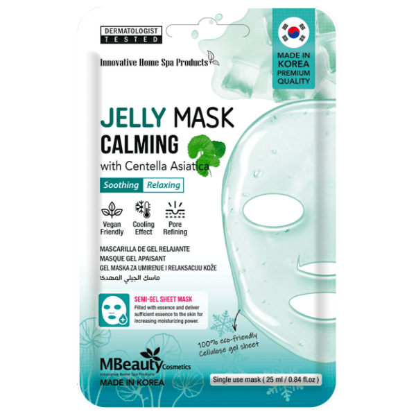 MBEAUTY Jelly calming gel maska za lice 25ml