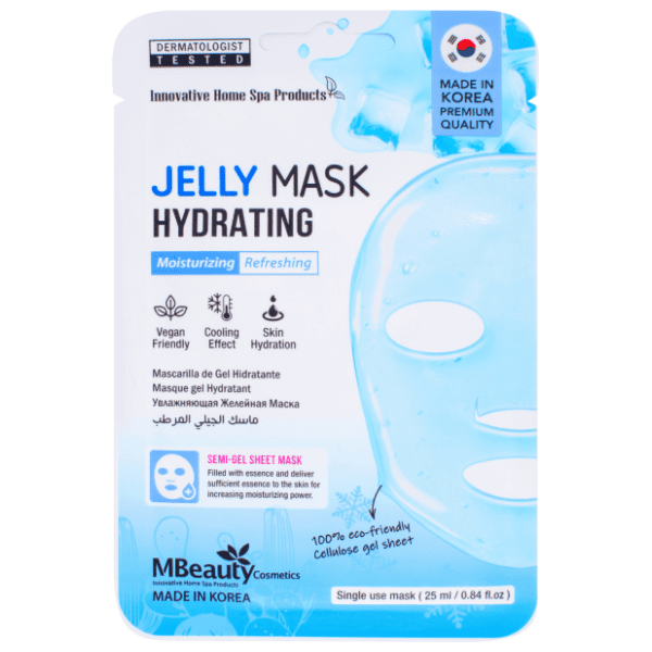 MBEAUTY Jelly hydrating gel maska za lice 25ml