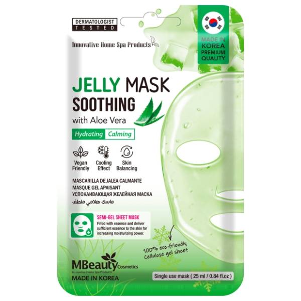 MBEAUTY Jelly soothing  gel maska za lice 25ml