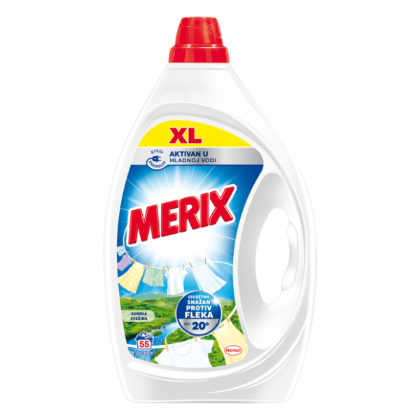 MERIX mountain fresh tečni deterdžent 55 pranja (2,475l)