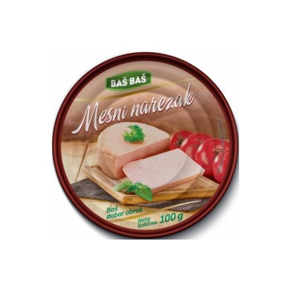 Mesni narezak  BAŠ BAŠ 100g