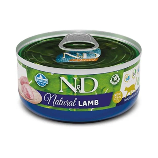 N&D Natural hrana za mačke jagnjetina 70g