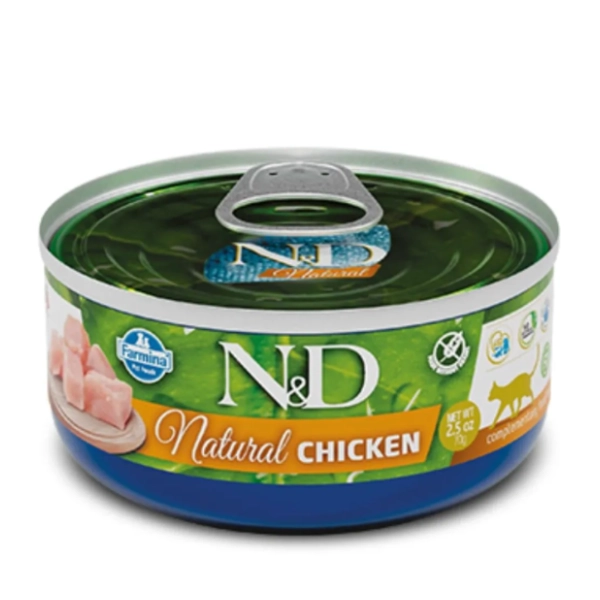 N&D Natural hrana za mačke piletina 70g