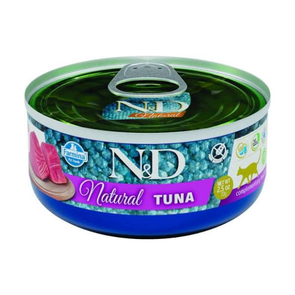 N&D Natural hrana za mačke tuna 70g