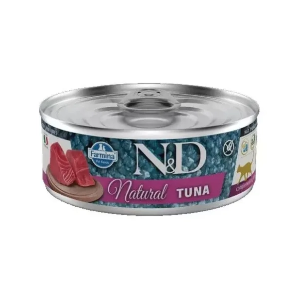 N&D Natural hrana za mačke tuna i piletina 70g