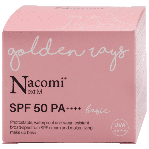NACOMI Golden rays hidratantna krema SPF50 50ml