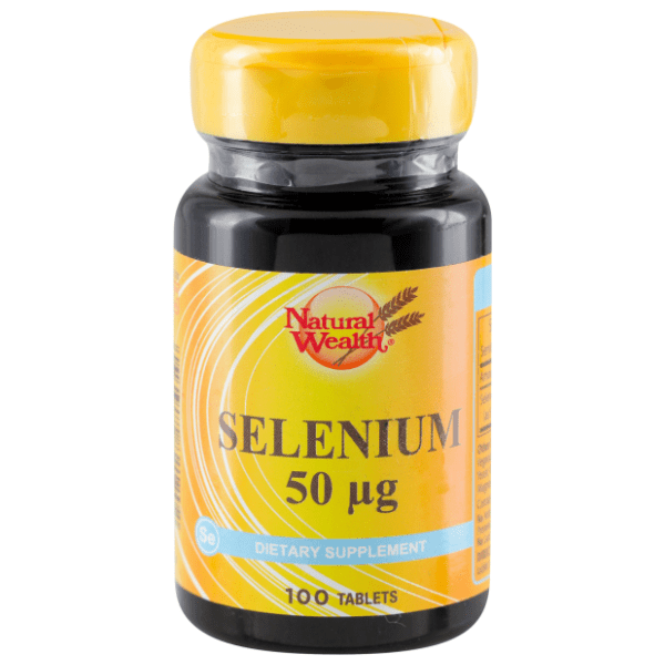 NATURAL WEALTH Selen 50mcg 100kom