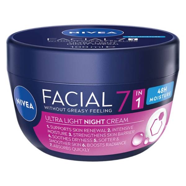 NIVEA Facial 7in1 noćna krema za lice 100ml