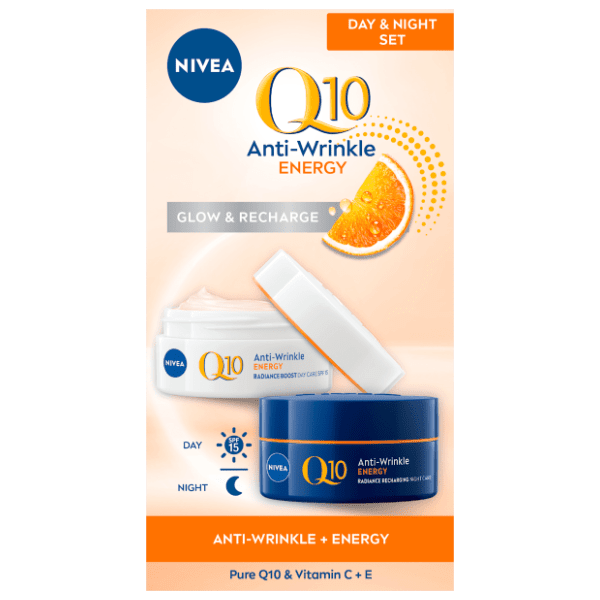 NIVEA Q10 Energy dnevna i noćna krema set 100ml