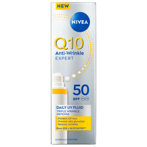 NIVEA Q10 Glycostop dnevni fluid za lice SPF50 40ml