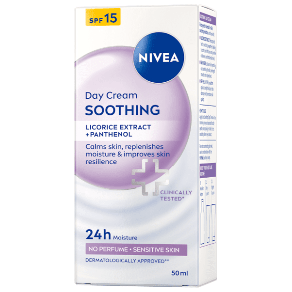 NIVEA Soothing dnevna krema SPF15 50ml