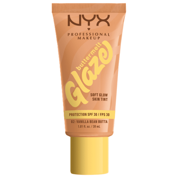 NYX Buttermelt glaze tečni puder 02 vanilla bean butta