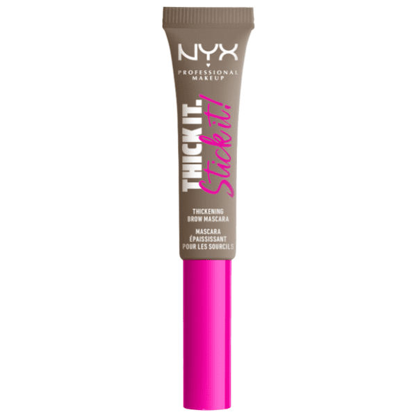 NYX Thick it stick it maskara za obrve 01 taupe