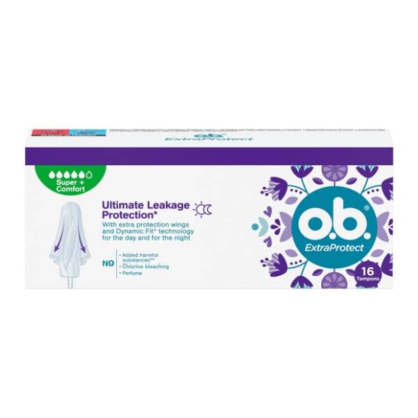 O.B. Extra protect Super plus comfort 16kom