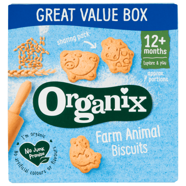 ORGANIX organski biskvit farma životinja 12m+ 100g