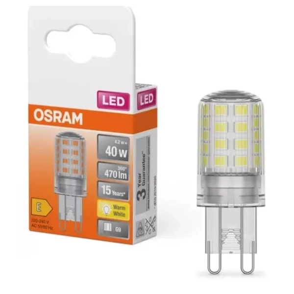OSRAM LED sijalica G9 4,2W 2700K 470lm