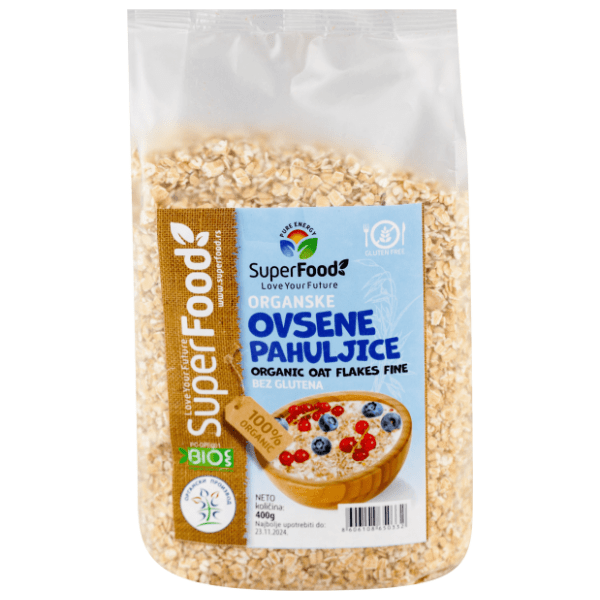 Ovsene pahuljice SUPERFOOD bez glutena 400g