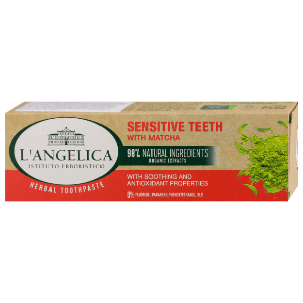 Pasta za zube L'ANGELICA Sensitive teet with matcha 75ml