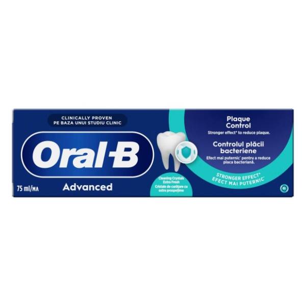 Pasta za zube ORAL B Advanced plaque control 75ml