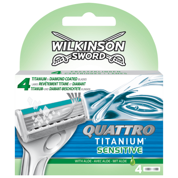 Patrone WILKINSON Quatrro titanium sensitive 4kom
