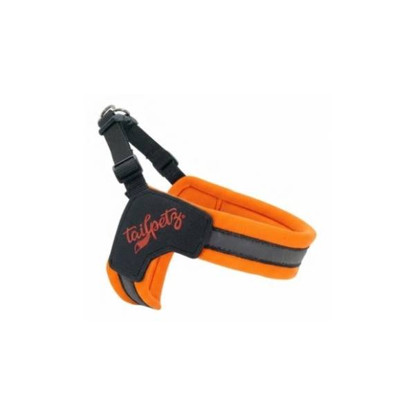 PAWS & WHISKERS V Harness am za pse S neon narandžasti