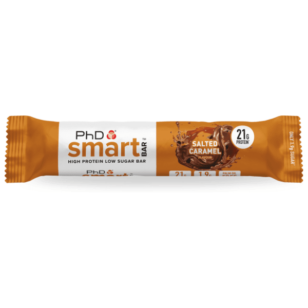 PHD Smart bar proteinska čokoladica slani karamel 64g