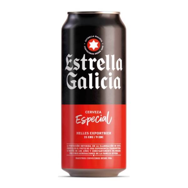 Pivo ESTRELLA Galicia limenka 0,5l