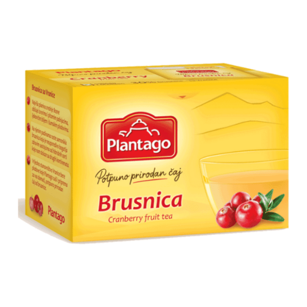 PLANTAGO čaj brusnica 40g