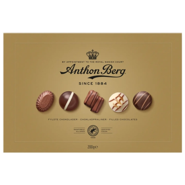 Praline ANTHON BERG Gold 200g