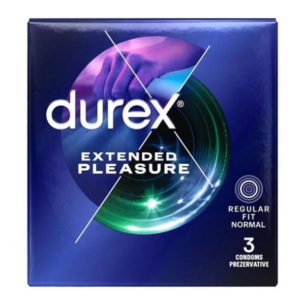 Prezervativ DUREX Extended pleasure 3kom