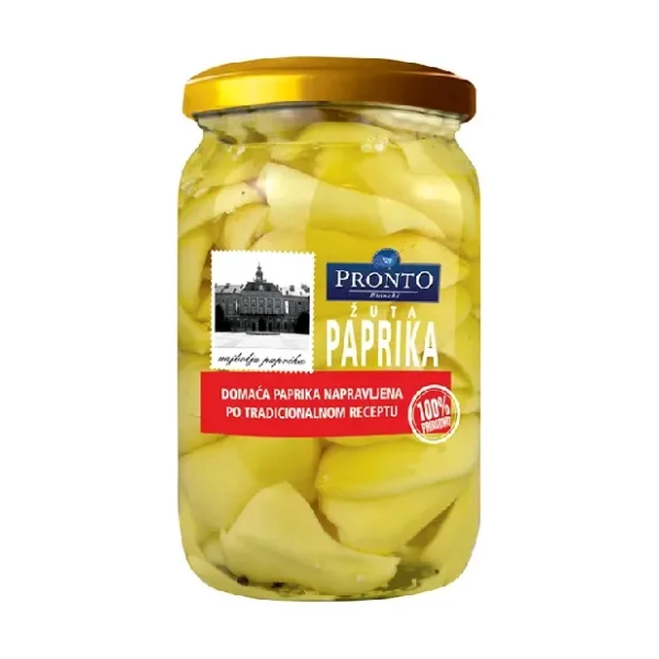Paprika PRONTO barena žuta 720ml