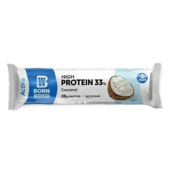 Protein bar BORN WINNER coconut active 2x30g