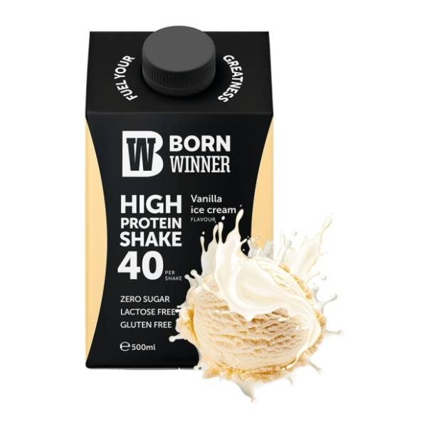 Protein šejk BORN WINNER vanila 500ml
