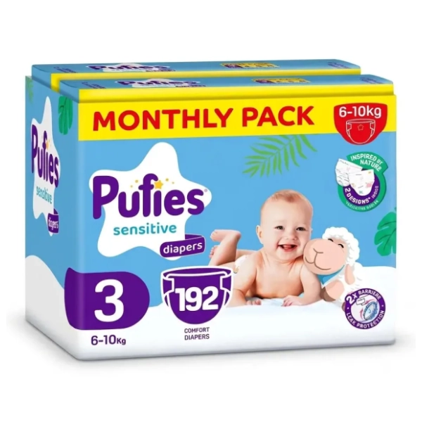 PUFIES pelene sensitive MP 3 192kom