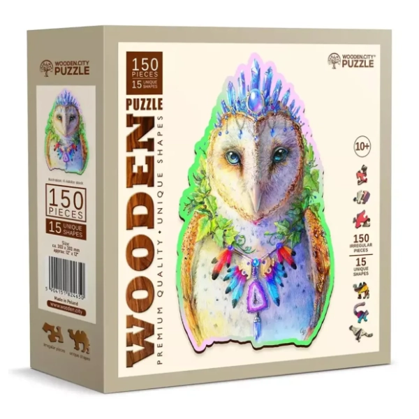 Puzzle Dapper owl WOODEN