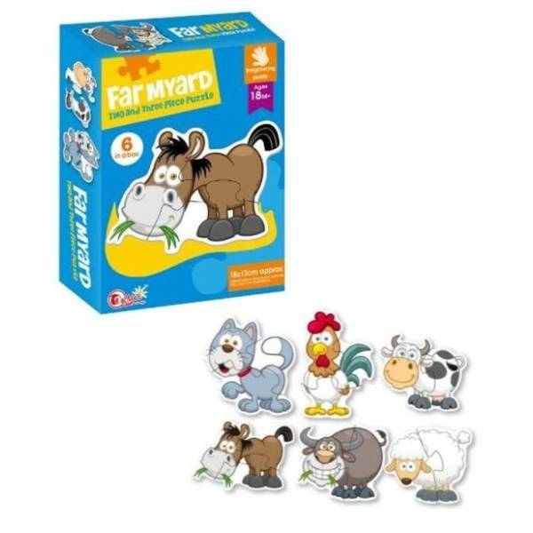 Puzzle Farma 6u1 MILLA TOYS