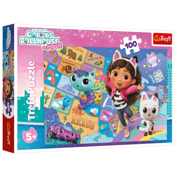 Puzzle Gabby’s dollhouse 100 delova TREFL