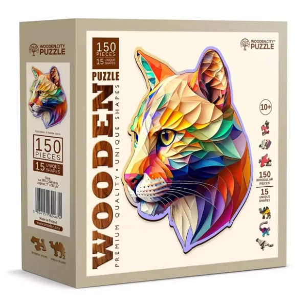Puzzle Gaudy cougar WOODEN