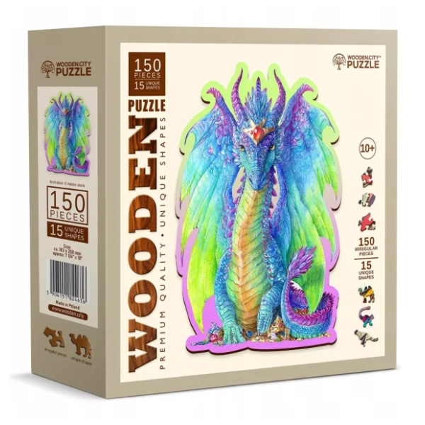 Puzzle Magnificent dragon WOODEN