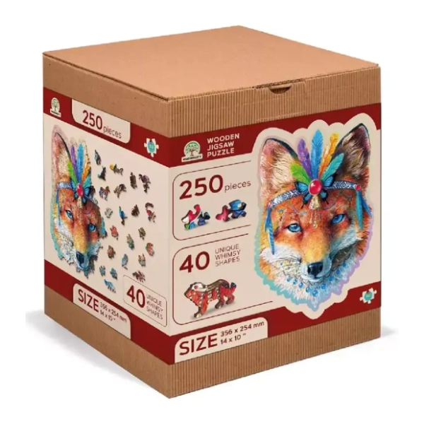 Puzzle Mystic fox L WOODEN