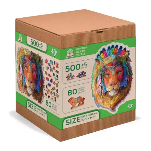 Puzzle Mystic lion XL WOODEN